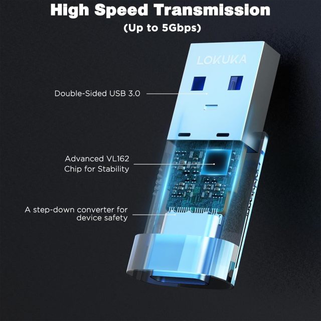 USB C Female to USB Male Adapter