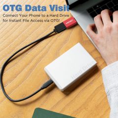 USB Female to USB C OTG Adapter