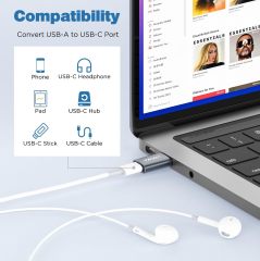 USB C to USB A Female Adapter