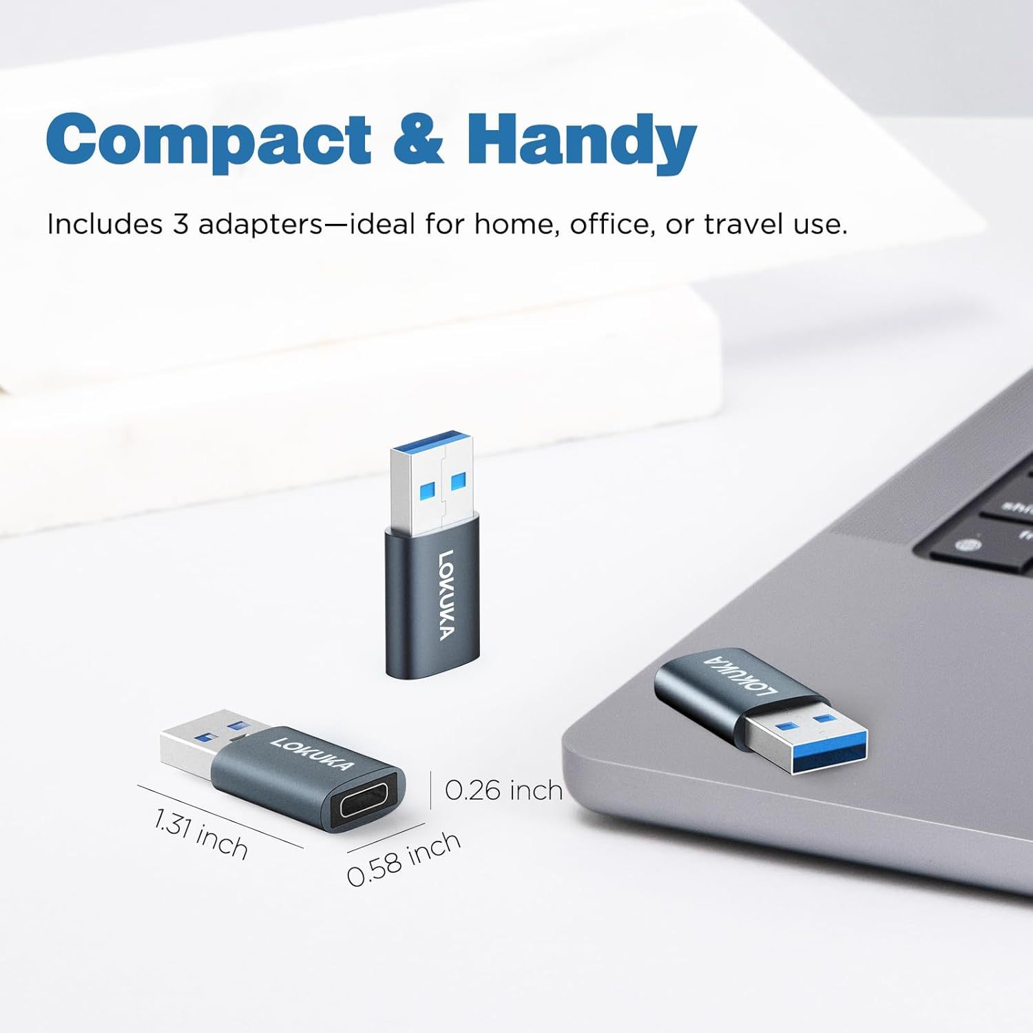 USB C to USB A Female Adapter