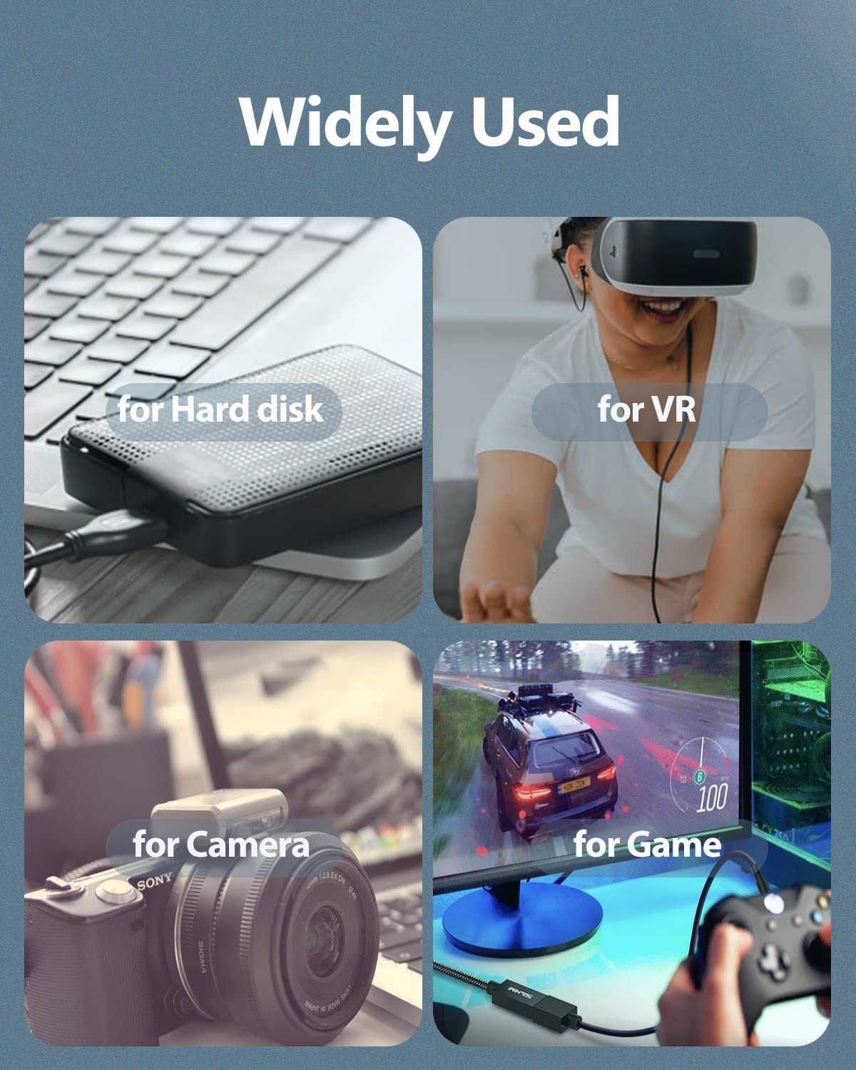 USB Extension Cable 8 FT