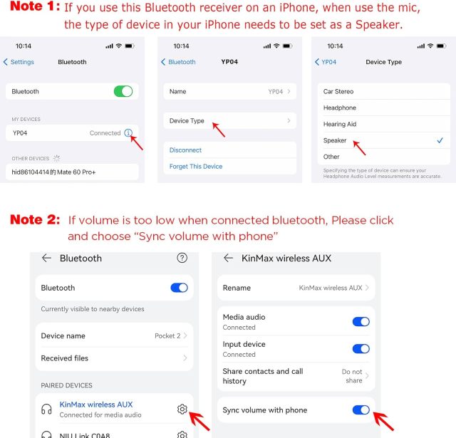 Bluetooth 5.3 to Aux Adapter for Car or Amp