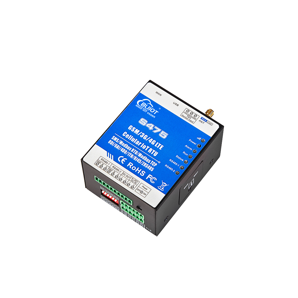 Cellular M2M IoT RTU (8DIN,6AIN,4Relay, Modbus MQTT)