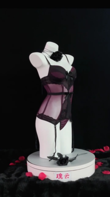 Siren Black & Purple Mesh Top & Panty Set 4228 | Edgy Elegance
