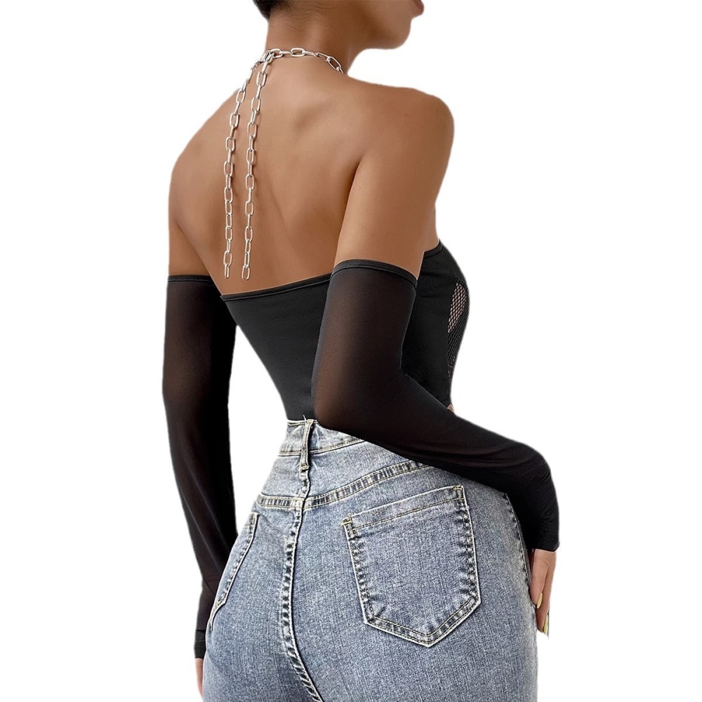 Mesh hollow bodysuit