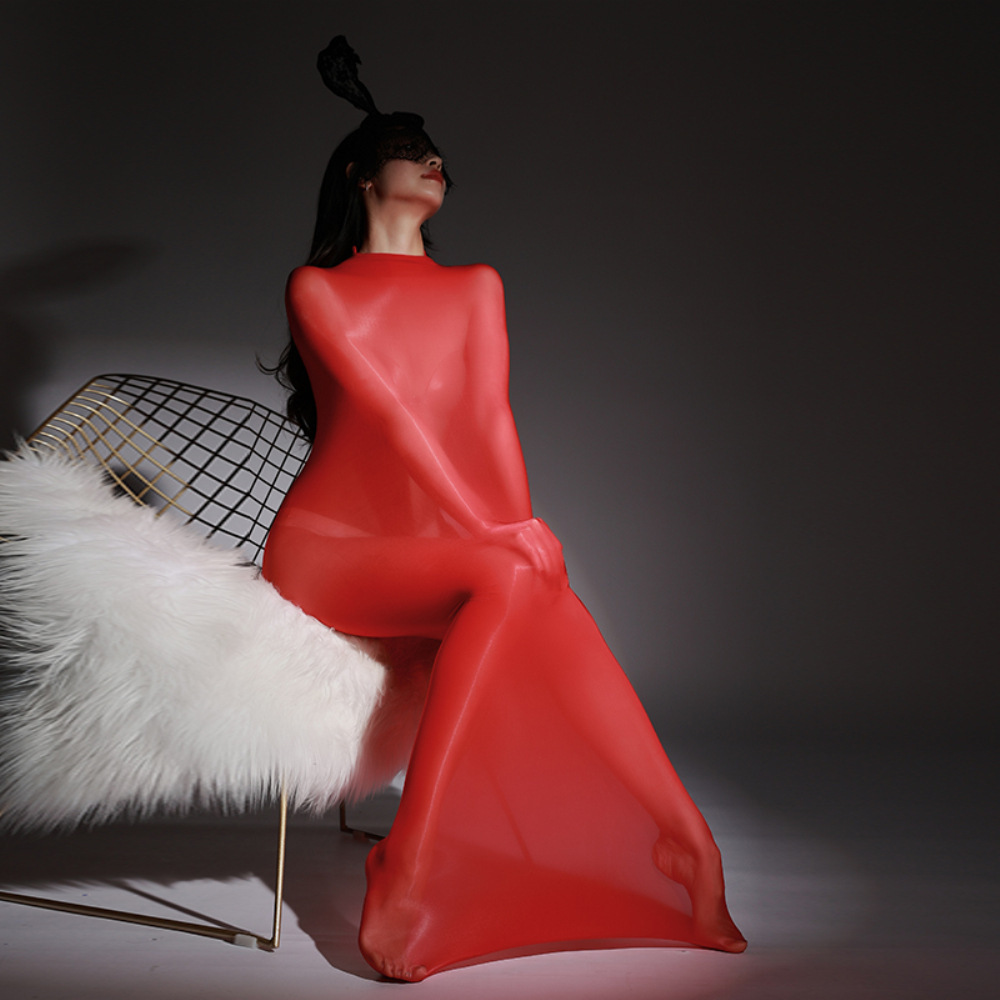 Sexy 5D ultra-thin horse oil sleeping bag stockings seamless shiny silky transparent