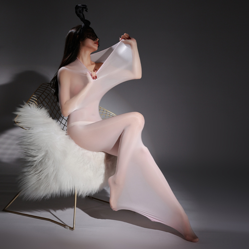 Sexy 5D ultra-thin horse oil sleeping bag stockings seamless shiny silky transparent