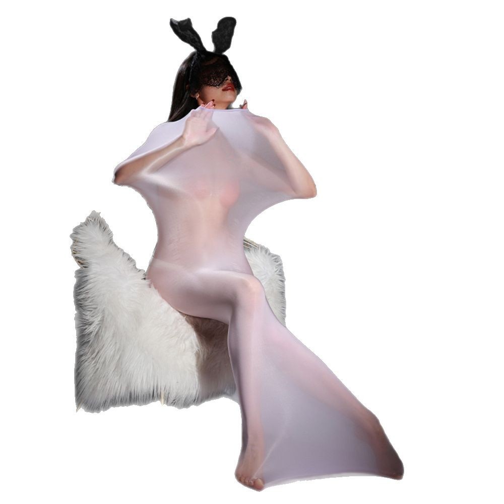 Sexy 5D ultra-thin horse oil sleeping bag stockings seamless shiny silky transparent