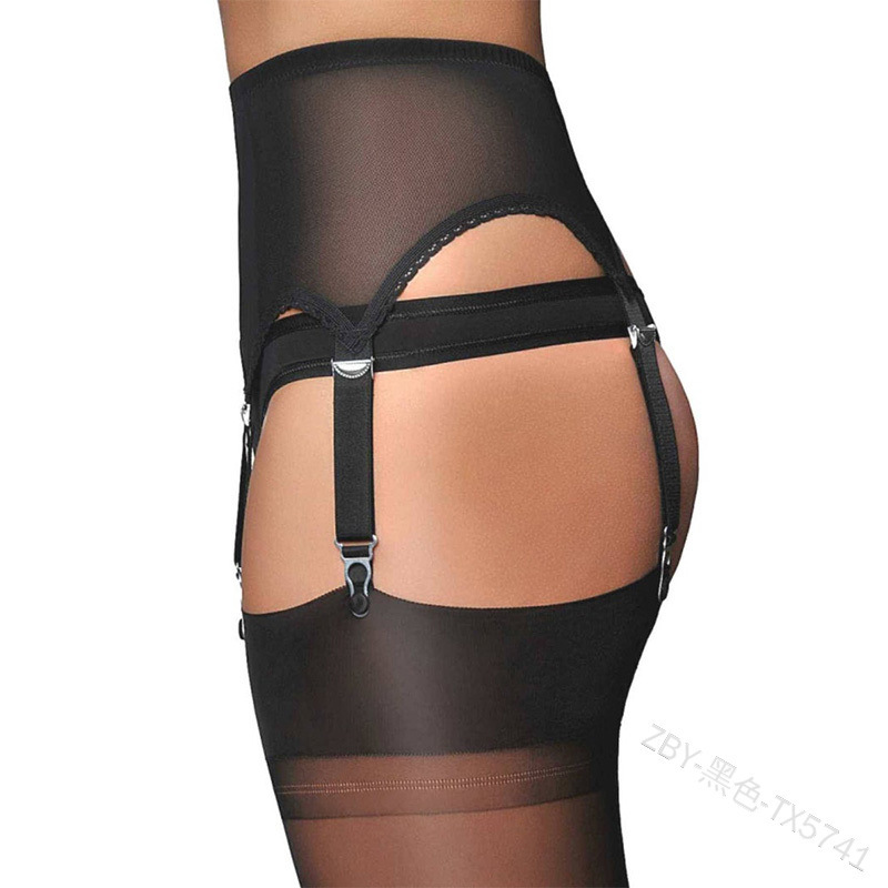 Amazon Sexy Mesh Adjustable Buckle Garter Belt