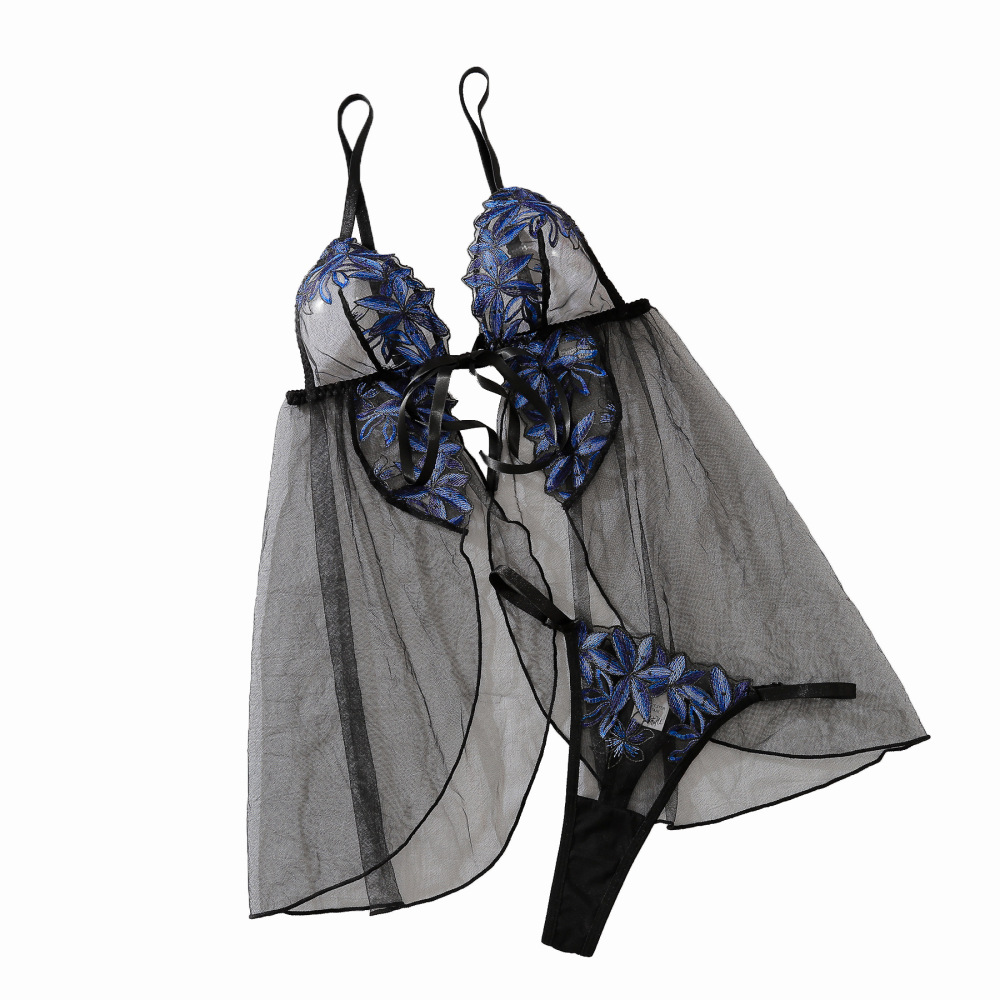 Mesh lace see-through no-take-off temptation sling