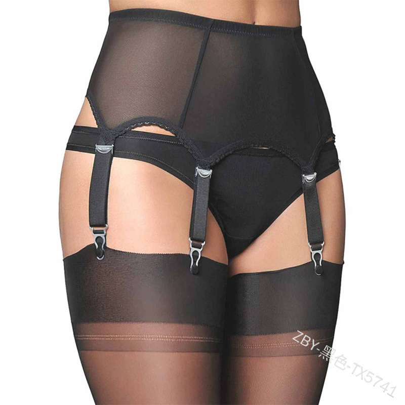 Amazon Sexy Mesh Adjustable Buckle Garter Belt