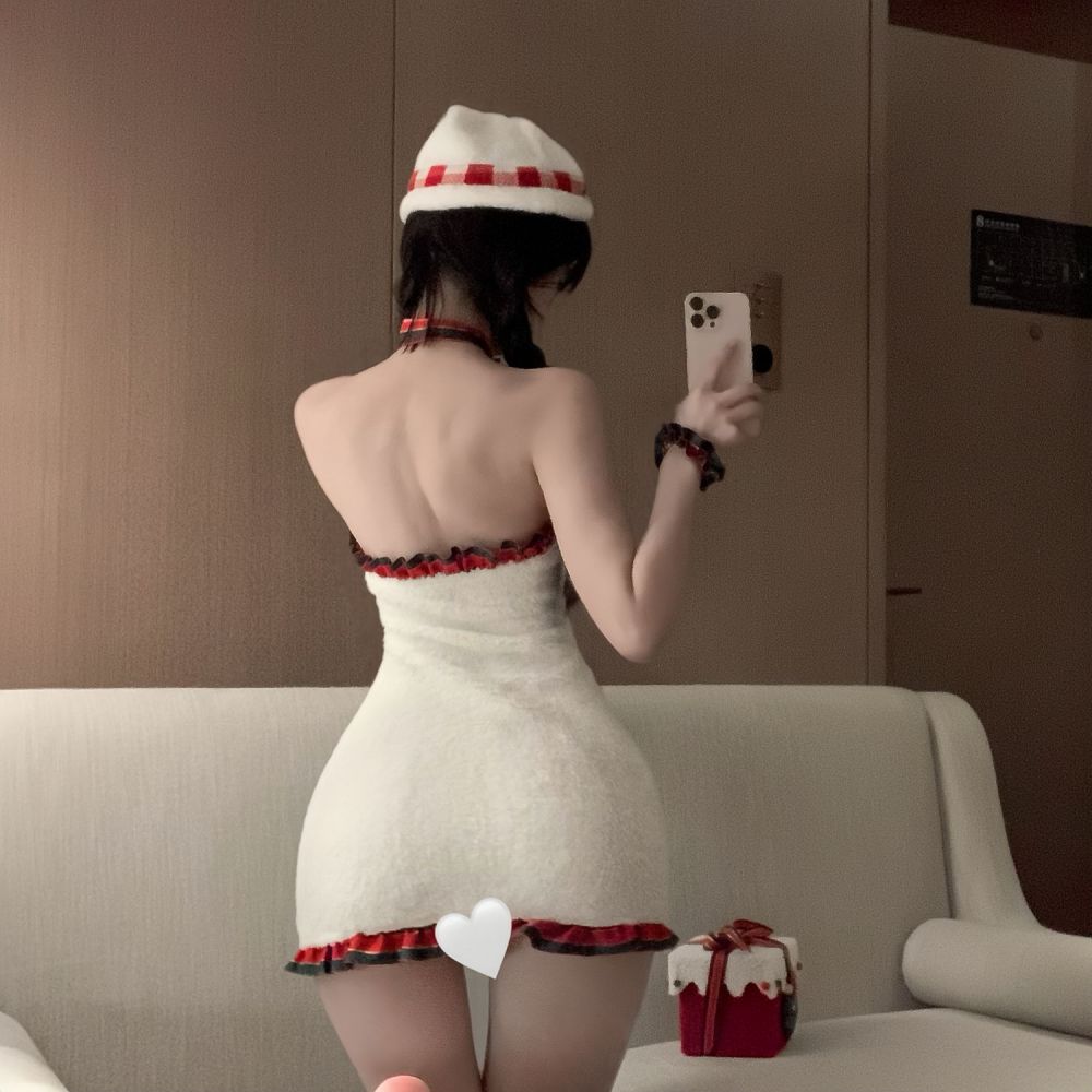 Bunny girl cosplay costume Christmas battle robe hip dress