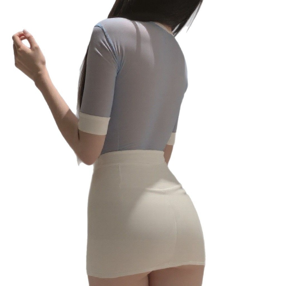 Slim sexy nightclub performance passion temptation maid suit