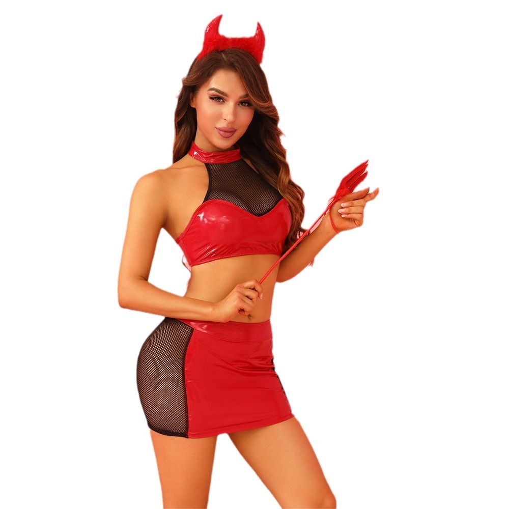 JSY Halloween sexy uniforms play devil costumes European and American Western festival costumes sexy lingerie