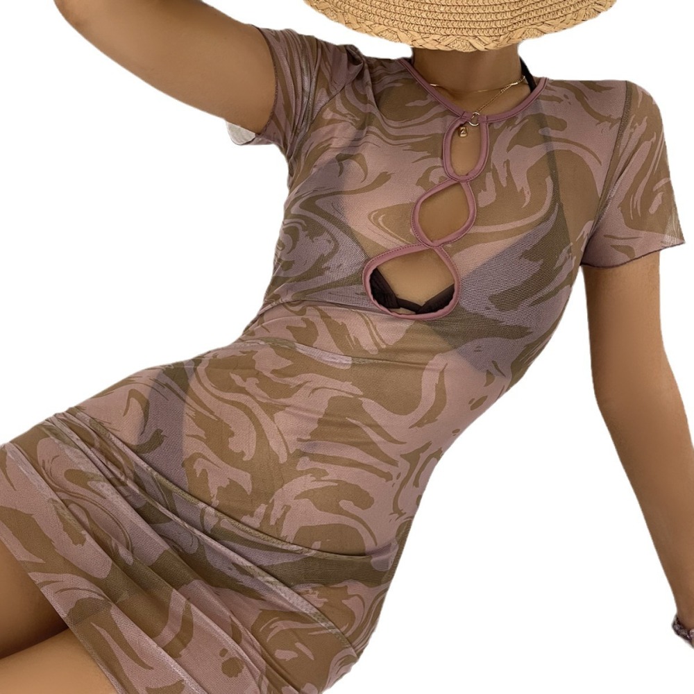 Sexy Printed Cover-up Bikini