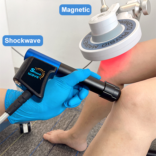 3-In-1 Magnetic Shockwave Near-lnfrared Laser Physiotherapy Machine for Pain Management