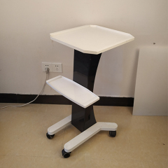 Plastic column Stand beauty salon trolley beauty machine trolley salon cart