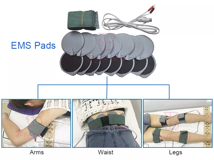 Professional 3 in 1 infrared pressotherapy EMS lymphatic drainage machine with blanket