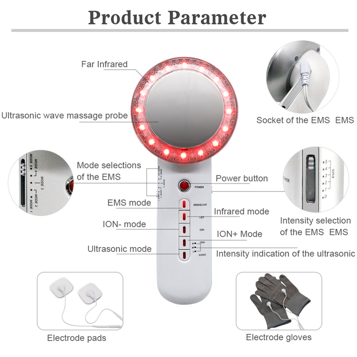 Home use trending products 6 in 1 new arrivals fat loss effective weight loss beauty equipment