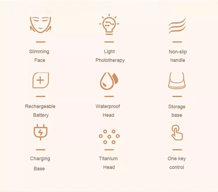 Photon Face Lifting and firming skin care beauty machine for led skin care