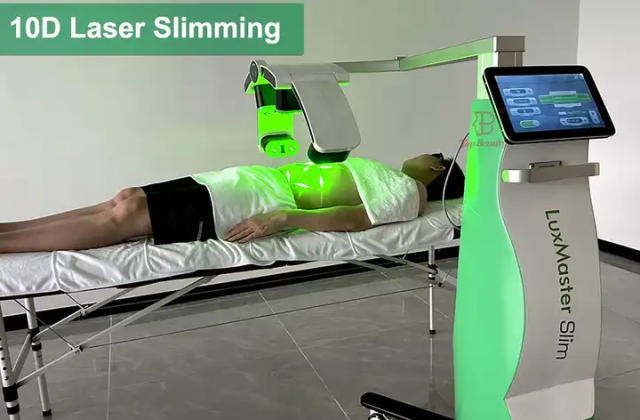 Lipo Laser Fat Removal Body Slimming Machine 6D 10D 1060Nm Diode Lipo Laser Green Light Slimming Machine