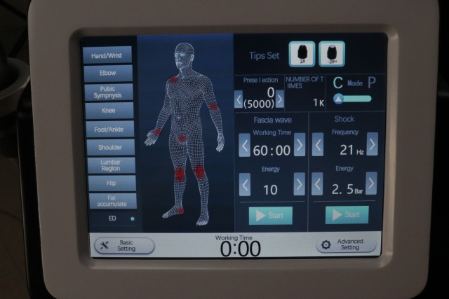 2in1 Portable Ultrashock Ultrawave Shockwave Therapy Pain Relief Ultrasound Therapy Machine