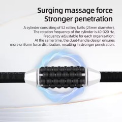 handheld silicone lymphatic drainage anti cellulite massager roller body sculpting