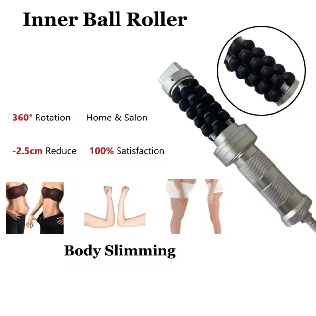 Cellulite Reduction Body Contouring Lymphatic Drainage 360 Rotating Slimming 6D Inner Ball Roller Massage