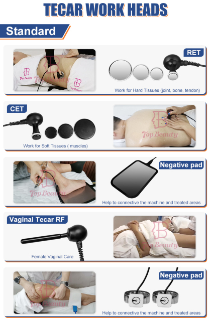 448KHZ Indiba Tecar Diatermia Pain Relief Physiotherapy Machine