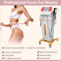 448KHZ Indiba Tecar Therapy Pain Relief Indiba Radiofrecuencia Electro Muscle Stimulator Body Sculpting Physiotherapy Machine