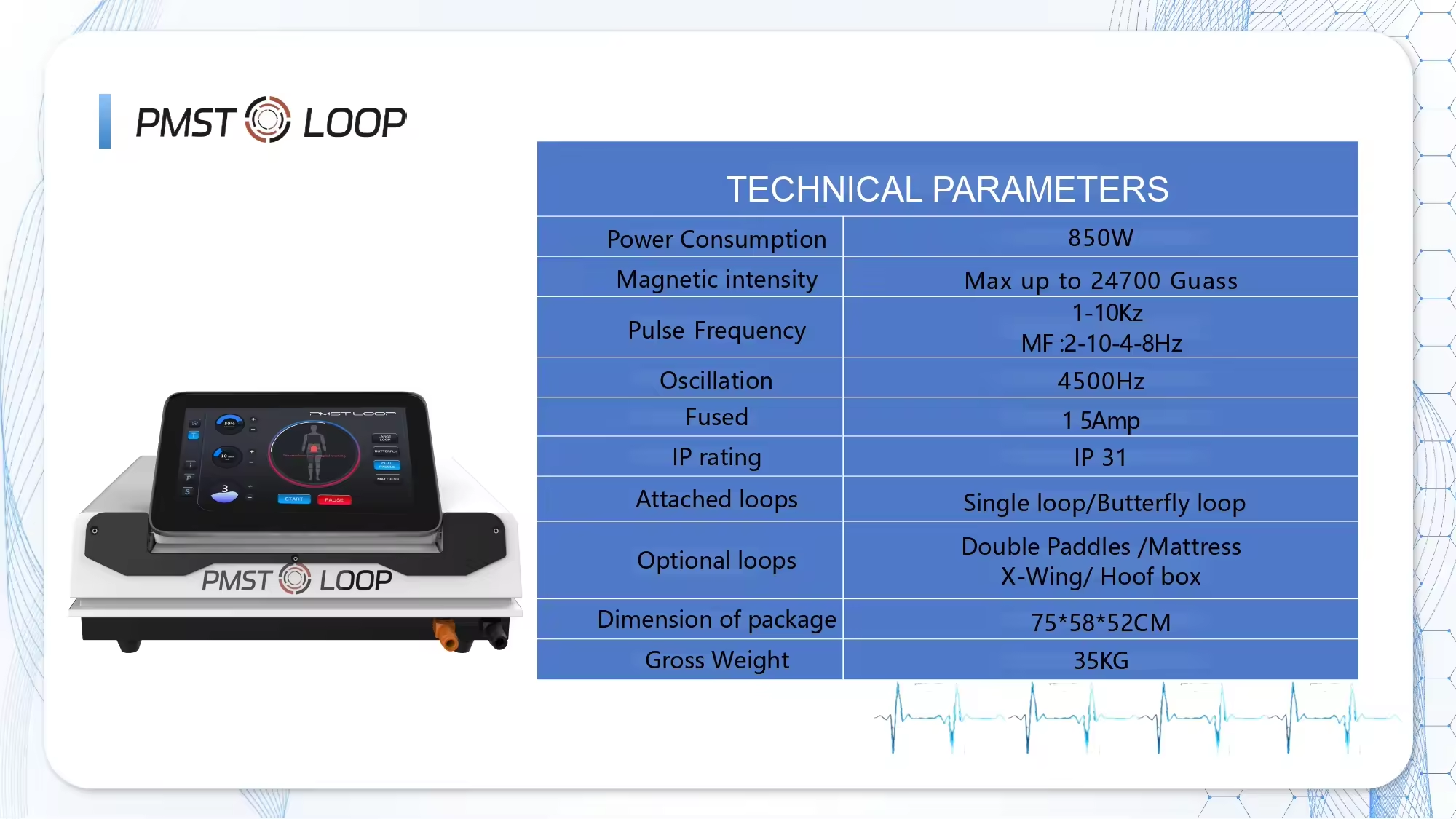 Emtt Physio Magneto Therapy Machine Portable 2024 Physio Magneto Physiotherapy for pain relief