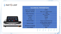 Emtt Physio Magneto Therapy Machine Portable 2024 Physio Magneto Physiotherapy for pain relief