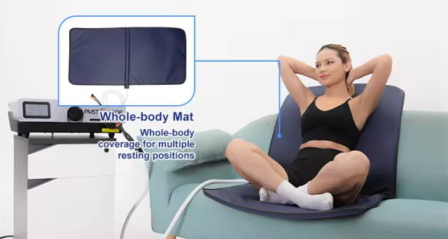 Electromagnetic Field Therapy Device Pemf Magnetic Therapy Double Pads Pemf Full Body Massage Mat