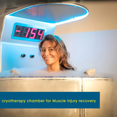 Physiotherapy Cryosauna cryotherapy machine muscle injury recovery