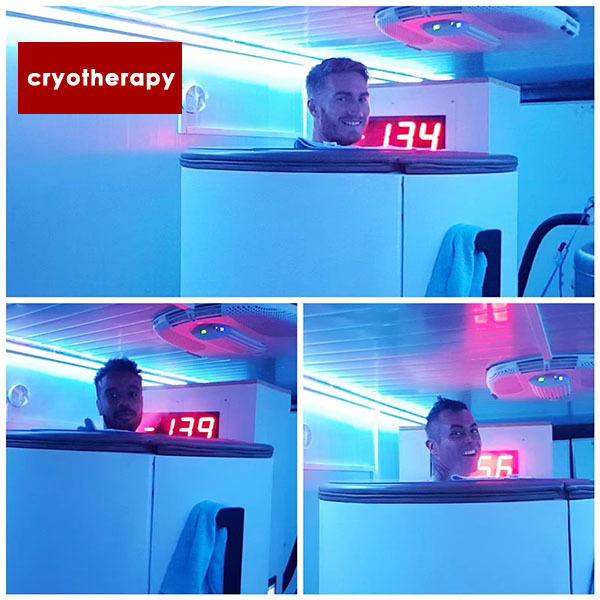 Physiotherapy Cryosauna cryotherapy machine muscle injury recovery