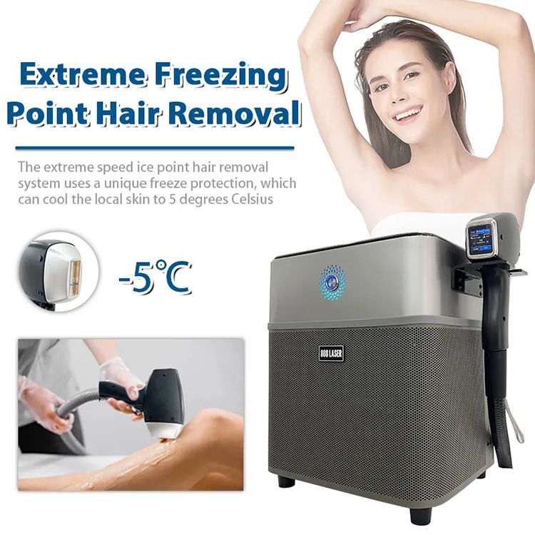 Portable 3 Wavelength Diode Laser Hair Removal Machine