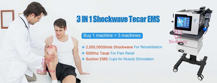 Pneumatic Shockwave & Laser 2-IN-1 Therapy System