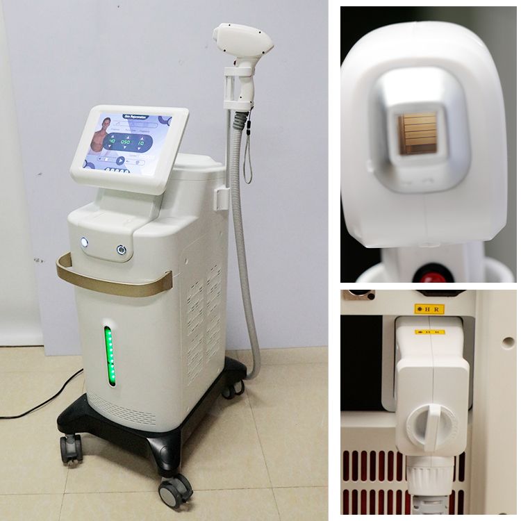 755nm 808nm 1064nm 3 Wavelength Diode Laser Hair Removal Machine Details