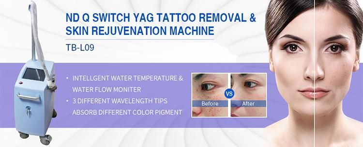 Q Switched Nd Yag Laser Pigment Tattoo Removal Machine