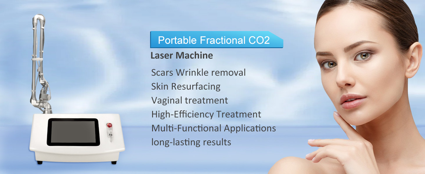 Portable Fractional CO2 Laser Machine for Skin Resurfacing Vaginal Rejuvenation