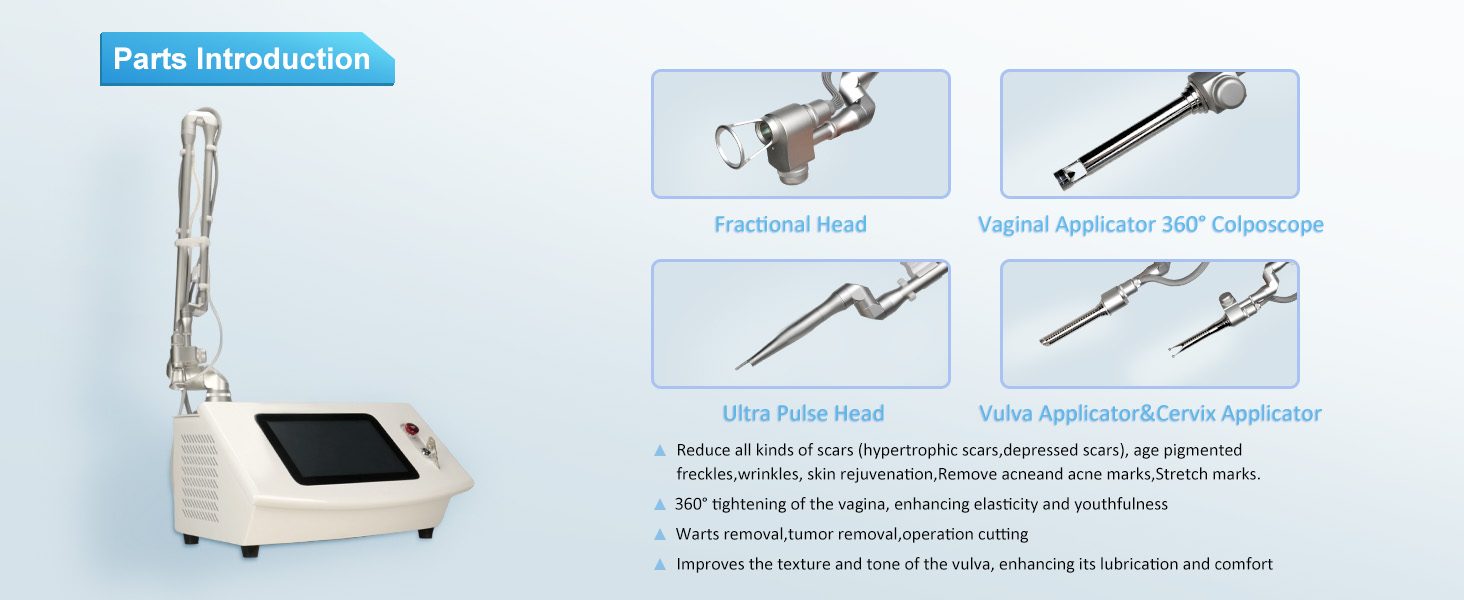 TB-CO04C Fractional CO2 Laser Advantages