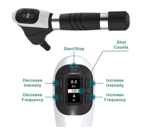 Pneumatic Shockwave & Ultrasound 2 IN 1 Therapy Machine