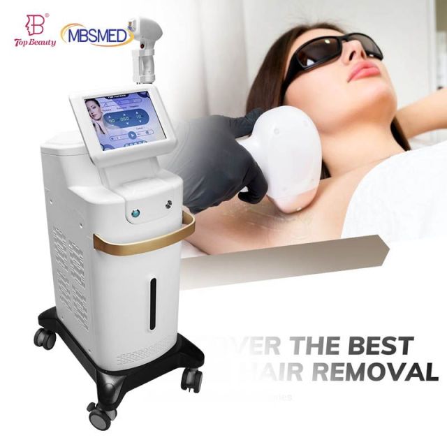 755nm 808nm 1064nm 3 Wavelength Diode Laser Hair Removal Machine