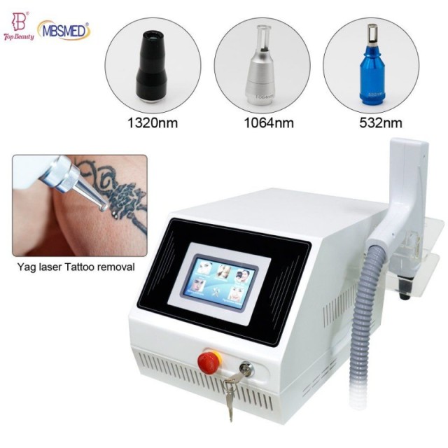 Portable Q Switch Nd Yag Laser Tattoo Removal Machine