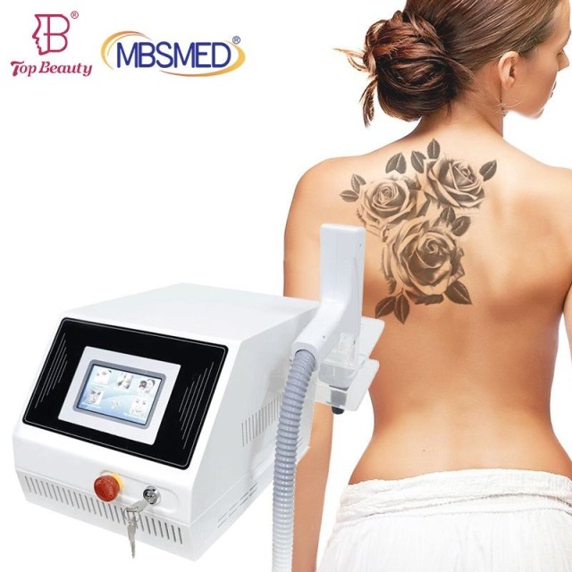 Portable Q Switch Nd Yag Laser Tattoo Removal Machine
