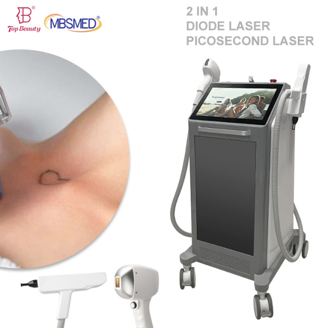 2-in-1 Triple Wavelength Diode Laser & Picosecond Laser Multifunctional Beauty Machine