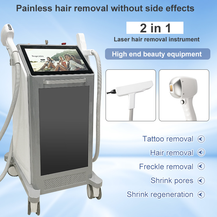 2-in-1 Triple Wavelength Diode Laser & Picosecond Laser Multifunctional Beauty Machine