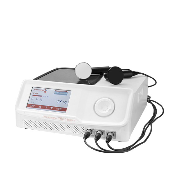 Portable Touchscreen & Knob Control 448KHz INDIBA Tecar Therapy Machine 