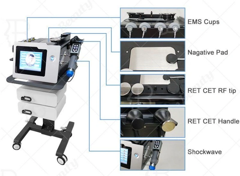 Shockwave & EMS & Tecar Therapy Machine Details