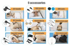 9-in-1 Tecar Therapy Machine Accessories